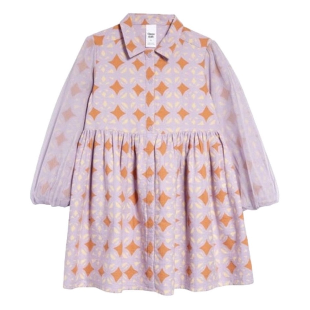 Open Edit Balloon Sleeve Dress